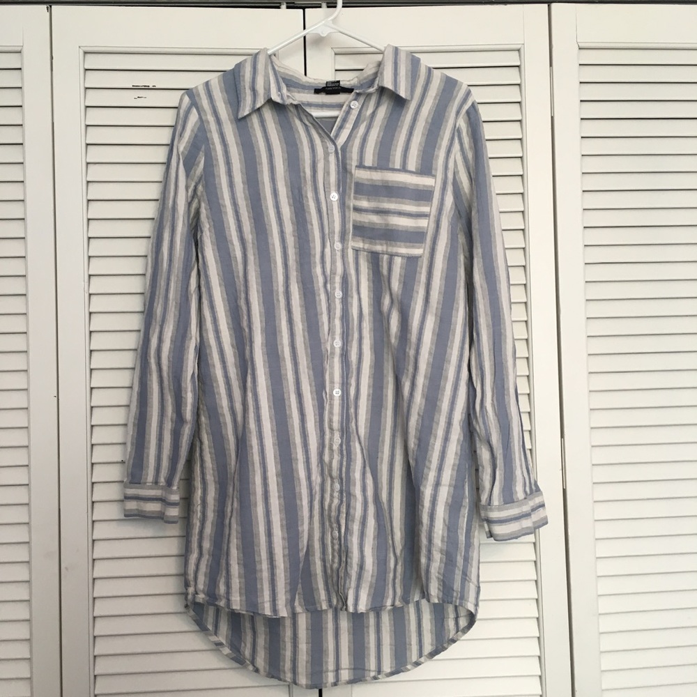 Stripped Long Sleeve Dress
